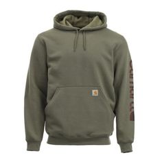 This Carhartt Men's Loose Fit Midweight Exclusive Logo Sleeve Graphic Sweatshirt gives you a comfortable, midweight layer to pull on through the cold. Built from cotton-blend fabric, with a loose fit that's roomy through the chest and shoulders. Featuring a kangaroo pocket in front and a Carhartt graphic on the sleeve, this hoodie has you covered. 10.5 oz., 50% cotton/50% polyester blend sweatshirt Attached 3-piece hood with drawcord closure Front handwarmer pocket gives the hoodie added comfort Mens Carhartt, Carhartt Hoodie, Tractor Supply, Hoodies For Men, Carhartt Mens, Knit Cuff, Three Piece, Graphic Hoodie, Paw Patrol