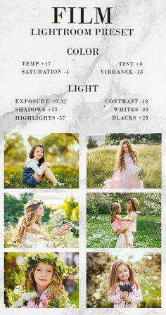 an advertisement for the lightroom preset color contest with photoshopped and text