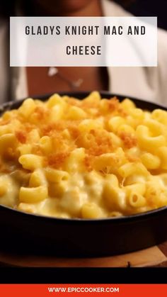 a close up of a plate of macaroni and cheese