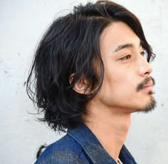 Japanese Men Hairstyle, Asian Long Hair, Asian Haircut, Mens Hairstyles Medium, Asian Men Hairstyle, Men's Long Hairstyles, Asian Man, Medium Length Hair Men, Men Haircut Styles