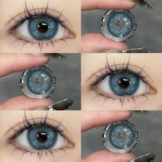 Material: hemaExternal Testing Certification: ceItem Type: Contact lensesModel Number: mck1Package Quantity: Two PiecesDiameter (mm): 14-14.2mmThickness(mm): 0.04-0.06 mmupdate.23.07 Beauty Eye Makeup, Contact Lenses Case, Gray Lenses, Blue Lens, Glam Look