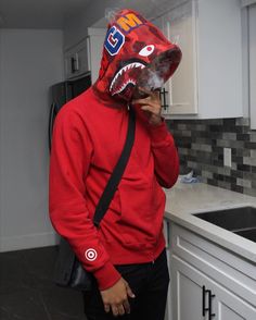 Thug Style, Swag Boys, Shark Hoodie, Black Men Street Fashion, Men Street Fashion, Outfits Y2k