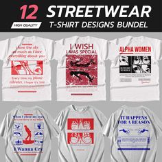 Streetwear Anime Design | Streetwear Design | Anime Shirt | Typography T-shirt Design | Graphics Shirt | DTF | DTG | Designs Bundle Harajuku Style Text Print T-shirt For Streetwear, Shirt Typography, I Am Special, Graphics Shirt, Typography T Shirt Design, Design Streetwear, T Shirt Design Template, Anime Streetwear, Typography T Shirt