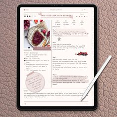 Digital Recipe Book Template Free, Goodnotes Recipe Book, Recipe Templates Free, Cookbook Cover Design, Recipe Book Covers, Recipe Book Ideas, Digital Cookbook