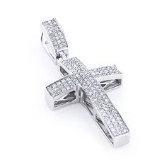 Item Code: 311285&#44 Solitaire Pendant Necklace, White Gold Set, Gold Diamond Jewelry, Diamond Cross Pendants, Diamond Cross, Cross Pendant Necklace, Diamond Watch, 2 Carat, Silver Diamonds