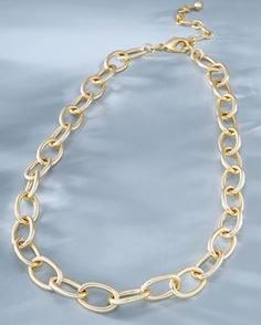 This 18k gold plated necklace features a series of round links delicately intertwined to create a beautiful and seamless chain. The adjustable length allows for customization, making it easy to wear the necklace at your desired length, and the secure clasp ensures it stays in place throughout the day. Whether worn alone or layered with other necklaces, it adds a touch of refinement to your neckline. All protected with an essential long lasting tarnish resistant finish to make a beautiful timeless classic. Keep jewelry clean, store separately in a soft pouch. 18K Gold Plated - 90% Iron 10% Brass Brass Necklace, Childrens Jewelry, Fine Jewels, Keep Jewelry, Gold Plated Necklace, Cleaning Jewelry, A Series, Timeless Classic, Fashion Bracelets