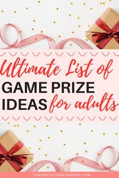 the ultimate list of game prize ideas for adults