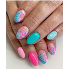 Feb Nails, Glossy Nails, Summer Nails 2023, 2022 Nails, Beachy Nails, Colorful Nail, Colorful Nails, Smink Inspiration, Summery Nails