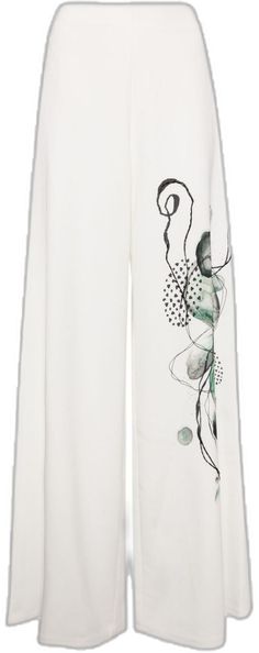 Saiid Kobeisy, Trousers White, Flared Trousers, Flare Trousers, Trousers, High Waisted, White