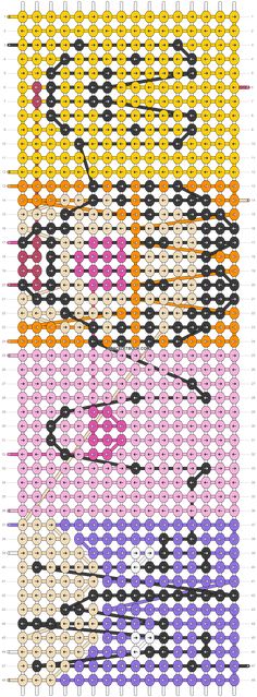 an image of a cross stitch pattern with different colors