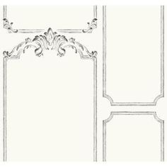 a drawing of an ornate frame