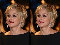 Sharon Stone Short Hair, Sharon Stone Hairstyles, Short Hairstyles 2015, Easy Short Haircuts, Short Shag Hairstyles, Choppy Hair, Short Choppy Hair, Sharon Stone, Haircut And Color