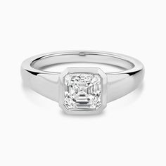 Exquisitely cut and crafted, this Bezel-Set Diamond Signet Ring is proof that regardless of the size, an Ecksand diamond will always appear more radiant than others. The rounded band paired with the delicate bezel setting creates a ring that is striking in its brilliant simplicity. Centre diamond pictured: Asscher, 1.60 carat approx, VS2+/F+ Setting: Bezel-setting Band width: 4.5 mm approx. Printable Ring Size Chart, Diamond Picture, Diamond Signet Ring, Types Of Diamonds, Bezel Set Diamond, Recycled Gold, Gold Platinum, Conflict Free Diamonds, Signet Ring