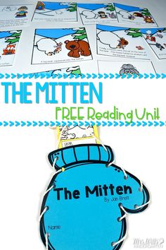 the mitten free reading unit for kids to use with their own book and other activities