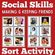 the social skills poster is shown