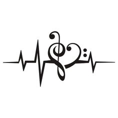 Music Note Heart, Halloweenský Makeup, Music Note Tattoo, Kunst Tattoos, Music Heart, Music Drawings, Geniale Tattoos