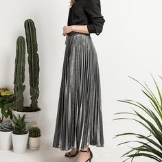 #skirts skirts outfits for fall, winter pleated long midi skirt  metallic gold pink autumn celebs, celebrities, over knee skirts, Muslims skirts, ankle skirts, church , silk, 2019, best selling, bestseller, elastic skirt Elegant Long Skirt For Party Season, Metallic Lined Flared Skirt, Chic Flowy Metallic Skirt, Chic Metallic Flowy Skirt, Elegant Metallic Long Skirt, Elegant Flared Skirt For Party Season, Elegant Flared Skirt Bottoms For Party Season, Glamorous Pleated Skirt For Parties, Elegant Metallic Midi Skirt