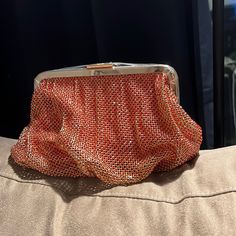 Beaded Crossbody Bag With Clasp Ref. 6859/810 Zara Party Bags With Chain Strap, Chic Zara Evening Bag For Party, Chic Orange Bag With Chain Strap, Zara Evening Shoulder Bag, Zara Rectangular Party Bags, Chic Orange Evening Bag, Elegant Orange Summer Bag, Elegant Summer Orange Bag, Orange Evening Bag With Chain Strap