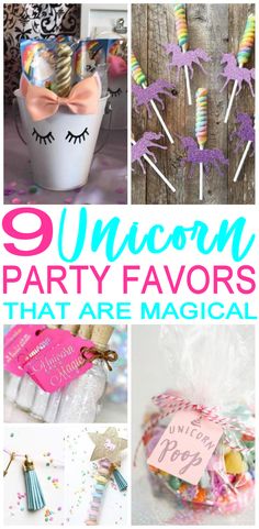 unicorn party favors that are magic