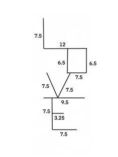 a tree diagram with numbers and arrows on it, which are numbered in the same order