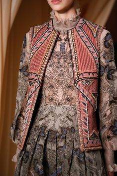 _GAS0261/ VALENTINO 2015 2015 Couture, Ethno Style, Tenun Ikat, Valentino Haute Couture, Valentino Couture, Couture Details, Estilo Boho, Couture Collection