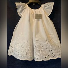 Slightly Puffed Cotton Sleeves Angel Dress, Tahari Dress, Girl Dresses, Top Model, Baby Stuff, Lace Trim, Lace Dress