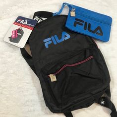 Nwt Fila Nylon Hailee Small Backpack From Urban Outfitters New Perfect Condition Black With Blue Logo Detachable Removable Mini Pencil Pouch Clutch Silver Logo Zipper Pulls Pink Zippers Adjustable Black Straps With White Print Pattern Please See Measurements & Pictures. Measurements Are Approx 13 X 10 X 8 Shop Freckle Clouds Bundle For The Best Deal! Follow Me @Shopfreckleclouds @Shopfrecklecloudsjewelry Summer Bag Purse Sun Festival Beach Lake Theme Park Casual Uo Girl 90 90s Throwback Vintage Urban Outfitters Backpack, Black Bookbag, Festival Backpack, Lake Theme, Camouflage Backpack, Boho Backpack, Yellow Backpack, Retro Backpack, Sequin Backpack