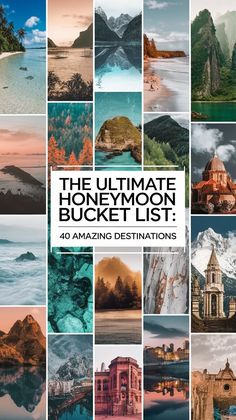 40+ Travel Dreams for Your Perfect Honeymoon All Inclusive Honeymoon Resorts, Romantic Settings, Top Honeymoon Destinations, All Inclusive Honeymoon, Perfect Honeymoon, Honeymoon Destination Ideas, Honeymoon Places, Best Honeymoon Destinations