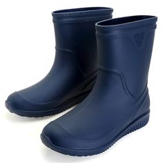 PRICES MAY VARY. 【Waterpoof】Our rain boots of men are made with rubber, which is waterproof and durable. The handmade vulcanized construction prevents weak spots in seams.Glossy upper rain boots, easy to clean,a hose and a towel can easy clean the smooth surface. 【High Qyality Rain Boots】Provides comfort and flexibility, along with excellent waterproofing, shock absorption and heat retention properties; adjusts to the shape of your feet to resist blisters and chafing. And these men’s rubber neop Rain Boots For Men, Garden Boots, Garden Shoes, Mens Rain Boots, Boots Mens, Boots For Men, Rubber Boots, Kids Luggage, Easy Clean