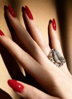 Fancy Hands, Red Manicure, Nail Photos, Red Nail, Hand Model, Elegant Nails, Nail Bar, Glossy Lips, Classy Nails