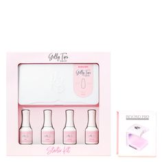 Gelly Tips Starter Kit - Medium Coffin Polygel Nails Starter Kit, Stiletto Nails Short, Nail Enhancements, Kiara Sky, Short Coffin Nails, Gel Extensions, Mini Lamp, Nail Lamp, Salon Style