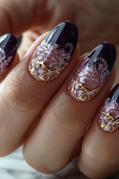 Purple Nail Designs 2024