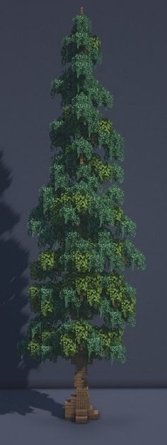 Minecraft Pine Tree, Minecraft Foliage, Minecraft Spruce Tree, Spruce Tree Minecraft, Giant Spruce Tree Minecraft, Minecraft Giant Tree Build, Custom Dark Oak Trees Minecraft, Easy Custom Tree Minecraft, Custom Spruce Tree Minecraft