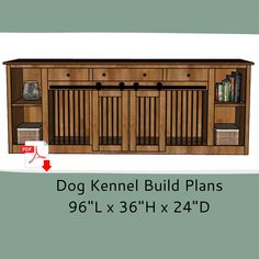 the dog kennel build plans are available for $ 4, 59 x 24 '