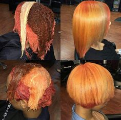 Hair Color Number Chart Weave, Kelis Hair Color, Multi Colored Bob For Black Women, Curls For Medium Length Hair, Healthy Hair Colors, Color Block Hair, Herbs For Hair, Wild Hair Color