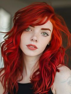 Red Hair Pale Skin Green Eyes, Short Hair Styles Blonde, Hair Color Ideas Bright, Fun Short Hair, Best Red Hair Color, Hair Styles Blonde, Red Hair Makeup, Light Red Hair, Pretty Red Hair