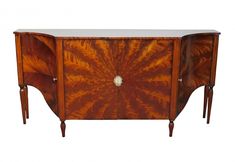 an art deco sideboard with marble top