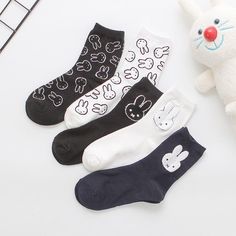 💗These kawaii cartoon anime rabbit socks are made of cotton, which is comfortable and breathable. Can be matched with sneakers, skirts, jeans, etc. 💗Middle tube socks💗Size :ones-size, 220~255mm Anime Rabbit, Anime Socks, Paws Socks, Cartoon Socks, Kawaii Socks, Cute Night Lights, Cute Sun, Socks Cute, Kawaii Bunny