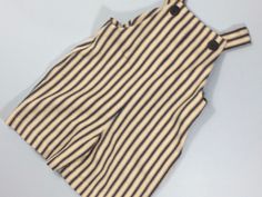 Cotton stripe overalls. Ticking stripe overalls for boy or girl. Classic cotton stripe. Your little one can wear on its own (with sun hat and sandals), or layered with a tee and shoes...a versatile summer outfit. Shorts and bloomers also available for siblings outfits. 6-12m 12-18m 18-24m 2-3yr 3-4yr From a smoke and pet free home. Striped Cotton Overalls For Spring, Summer Striped Cotton Overalls, Spring Striped Cotton Overalls, Summer Outfit Shorts, Siblings Outfits, Boys Birthday Outfits, Outfit Shorts, Peter Pan Collar Shirt, Overalls Vintage