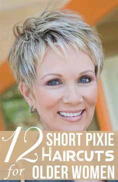 best pixie haircut for seniors over 70 - Yahoo Image Search Results Women Pixie Cut, Haircuts For Older Women, Short Hairstyles For Thick Hair, Short Choppy Hair, Short Hair Over 60