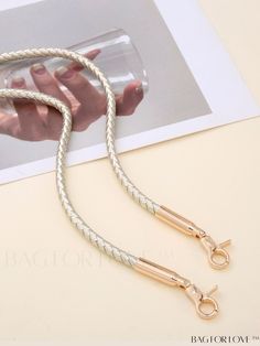 BagForLove - Premium Alloy Braided Rope Handles - Ideal for DIY Handbag and Shoulder Bag Straps! Product Description Color Gold Pattern Type Plain Material PU Leather Size Chart INCH CM Strap Length 47.2 inch Strap Length 120 cm Details Pictures Similar Products h2 { text-align: center; } /* æ¢è¡ */ li{ white-space: normal; word-break: break-all; word-wrap: break-word; } .red-box { width: 100%; display: flex; flex-direction: row; flex-wrap: wrap; justify-content: center; } .red-box > div { wid Gold Bag With Long Strap For Everyday Use, Gold Bag With Long Strap For Daily Use, Gold Travel Bag With Long Strap, Elegant Gold Bag With Strap, Elegant Beige Bag With Adjustable Strap, Trendy Shoulder Bag With Braided Handles For On-the-go, Daily Use Sand-colored Bag With Braided Handles, Modern Rectangular Bag Strap For On-the-go, Rectangular Bag Strap With Gold-tone Hardware For Daily Use