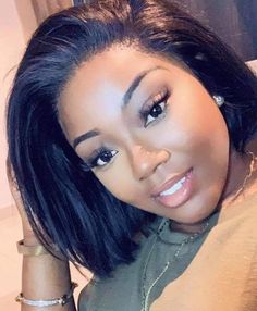 Layered Bob Hairstyles For Black Women, Girls Hairdos, Hair Couture, Black Bob Hairstyles, Lob Haircuts, Black Hairstyle, Shaved Hair Cuts, Textured Lob, Couture Hairstyles