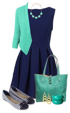 "* 3/4 Sleeve Blazer *" by alice325 ❤ liked on Polyvore featuring Gabor, Accessorize, Gurhan, women's clothing, women's fashion, women, female, woman, misses and juniors Navy Blue Dress Outfit, Blue Dress Outfits, Business Casual Outfits For Work, Aqua Marine, Fashion Board, Diva Fashion, Dressy Outfits