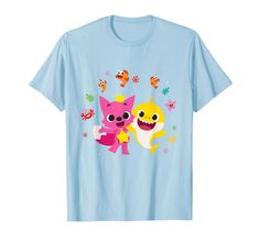 PRICES MAY VARY. Official Pinkfong Baby Shark merchandise Lightweight, Classic fit, Double-needle sleeve and bottom hem Shark T Shirt, Repeat Pattern, Baby Shark, Baby & Toddler Clothing, Repeating Patterns, Toddler Outfits, Baby Accessories, Branded T Shirts, Baby Blue