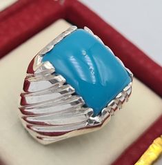 Turquoise Jewelry Mens, Jewelry Mens, Bagan, Handmade Rings, Mood Swings, Blue Sapphire Rings, Silver Rings Handmade, Ring Sizes, Quartz Ring