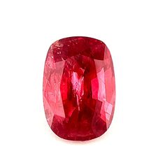 This lovely red spinel is the color of the finest ruby at a fraction of the price! Spinel is a prized gemstone in its own right, and for good reason. It comes in a rainbow of striking colors and is blessed with remarkable brilliance and sparkle! This red spinel weighs 1.48 carats and measures 7.73 x 5.37 millimeters, giving it a beautifully slender shape that would make a gorgeous 3-stone ring. It has gorgeous, rich color with slightly orange highlights and absolutely no brown! We specialize in Red Spinel Necklace, Orange Highlights, Red Spinel, Spinel Gemstone, 3 Stone Rings, A Rainbow, Stone Ring, Geology, Rich Color