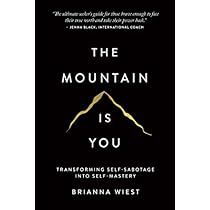 the book cover for the mountain is you