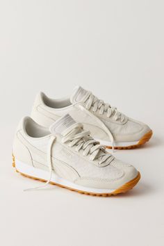 Puma Easy Rider Weave Sneakers | Free People Spring Streetwear Sneakers With Textured Upper, Retro Leather Sneakers For Everyday, Vintage Leather Sneakers For Spring, Womens Puma Sneakers, Puma Easy Rider, Puma Shoes Women, Puma Future Rider, Shoe Wishlist, Sneakers Puma