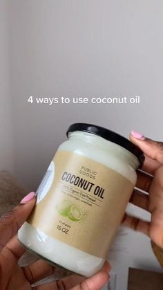 Best Coconut Oil, Coconut Oil Recipes, Coconut Oil Uses, Food Videos Cooking, Clean Skincare, Homemade Skin Care, Clean Beauty, Organic Ingredients