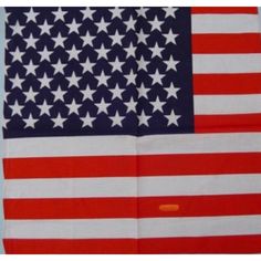 an american flag with white stars on it